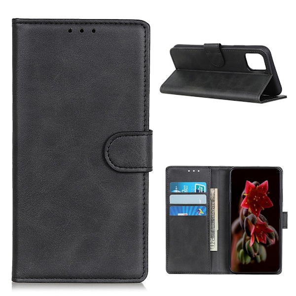 Xiaomi Mi 11 - Solid Plånboksfodral - Svart Black Svart