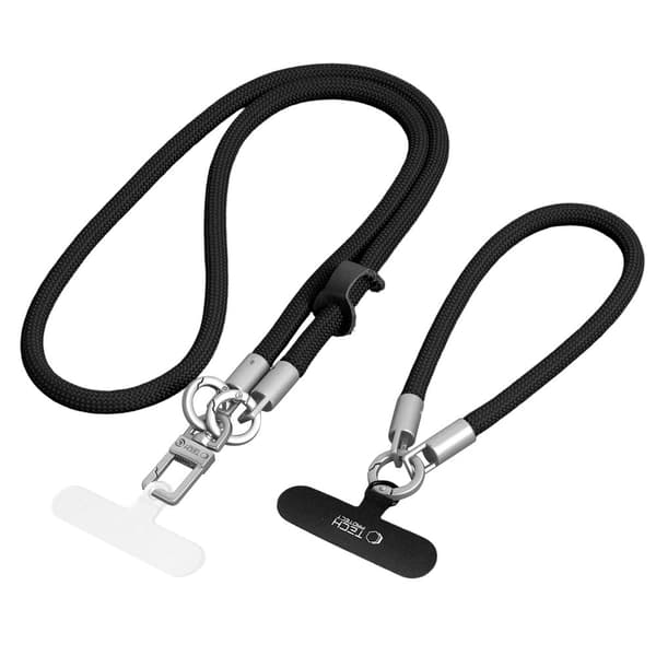 Tech-Protect Mobilsnöre CrossBody & Wrist Rope Svart
