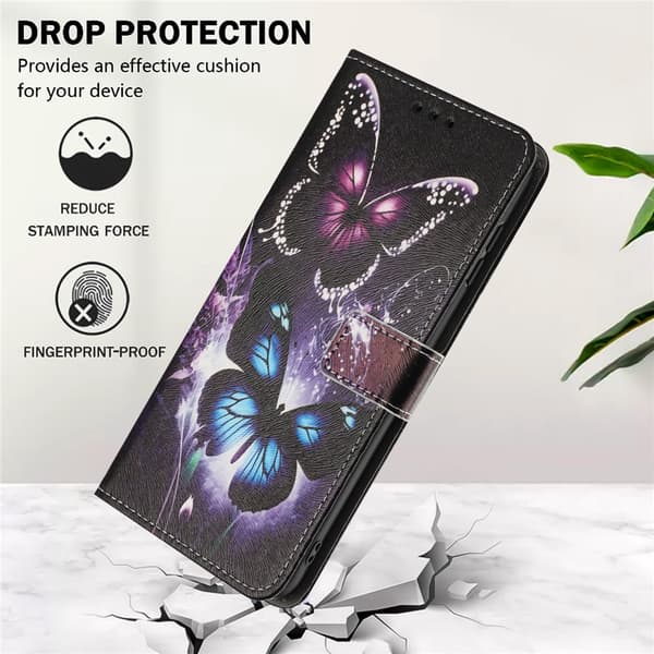 Honor Magic7 Lite Fodral Med Tryck Fjärilar