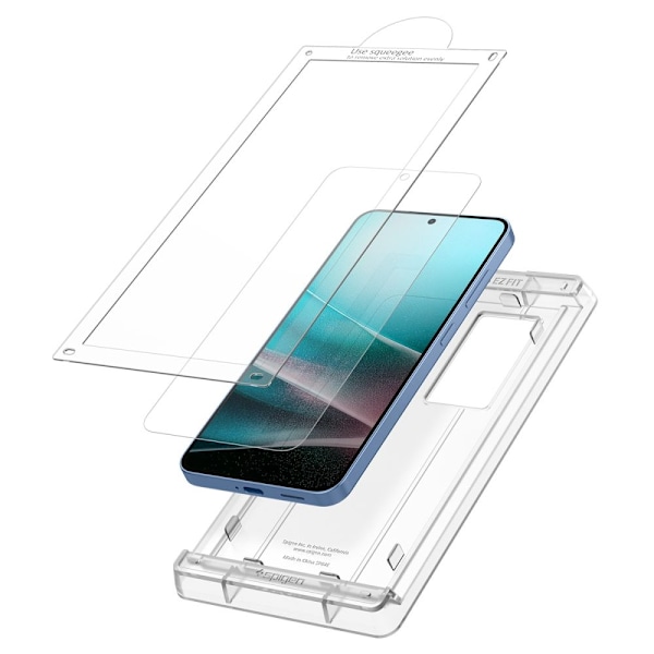 Spigen Samsung Galaxy S25 Skärmskydd "Ez Fit" Elite Shield