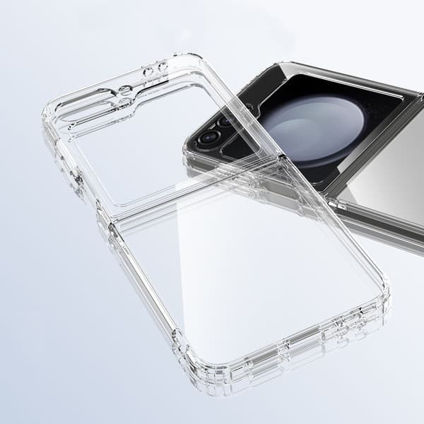 Tech-Protect Galaxy Z Flip 7 FE / Flip 6 Skal FlexAir Transparent