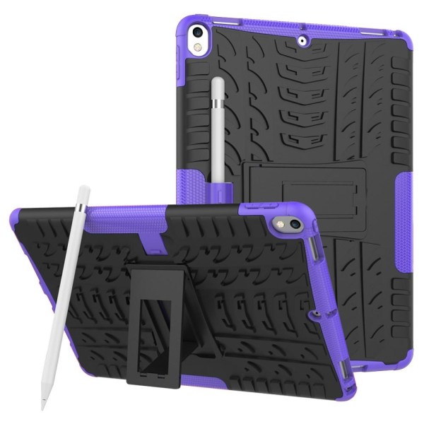 iPad Air 10.5 (2019) / Pro 10.5 (2017) - Rugged Kickstand Armor Skal - Lila Lila