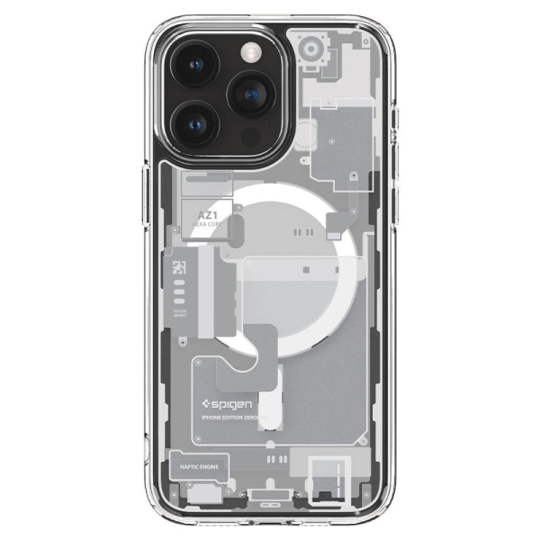 Spigen iPhone 15 Pro Skal MagSafe Ultra Hybrid Zero One White