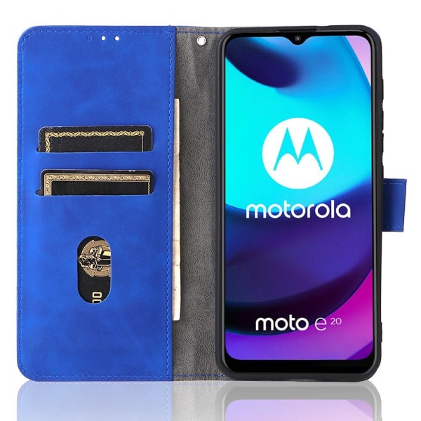 Motorola Moto E20 Fodral Solid Blå