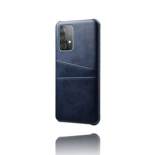 Samsung Galaxy A52 / A52s - KSQ Skal Med Kortfack - Blå Blue Blå