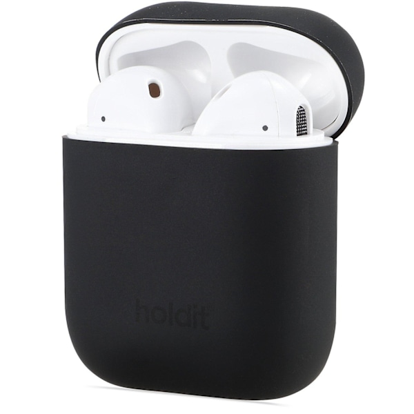 holdit Silikonfodral AirPods Nygård - Svart Svart