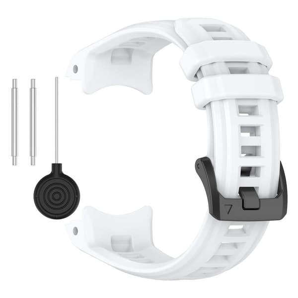Garmin Instinct E 45 mm Klockarmband Silikon Vit
