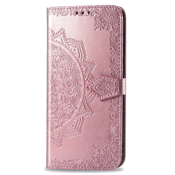 iPhone 11 Pro Max - Mandala Läder Fodral - Roségul Roséguld Roséguld
