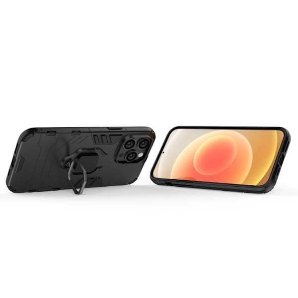 iPhone 14 Pro Max Skal Ring Hybrid Armor Svart
