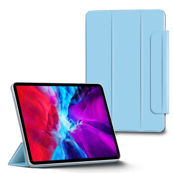 iPad Pro 12.9 (2018/2020/2021) - Solid Tri-Fold Fodral - Ljus Bl Ljusblå