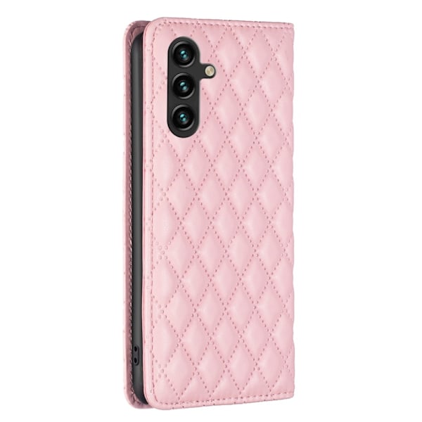Samsung Galaxy A35 5G Fodral Flip Diamond Läder Ljus Rosa