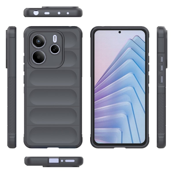 Xiaomi Redmi Note 14 5G Skal Magic Shield Grå