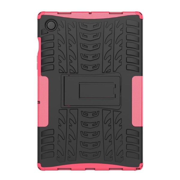 Samsung Galaxy Tab A8 10.5 (2021) Skal Rugged Kickstand Armor Rosa