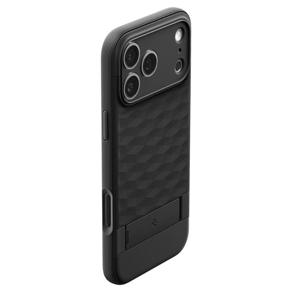 Spigen iPhone 18 Pro/17 Pro Skal MagSafe Parallax 'S' Matt Svart