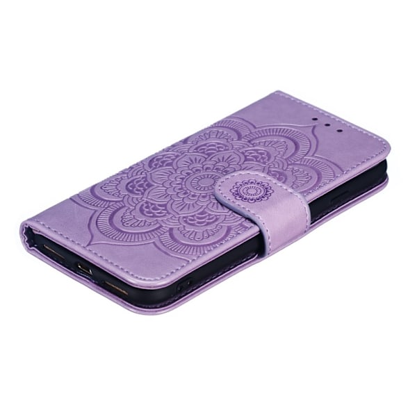 iPhone 7/8/SE (2020/2022) - Mandala Plånboksfodral - Lila Purple Lila