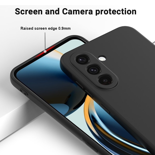 Samsung Galaxy A26 5G Skal Liquid Silikon Svart