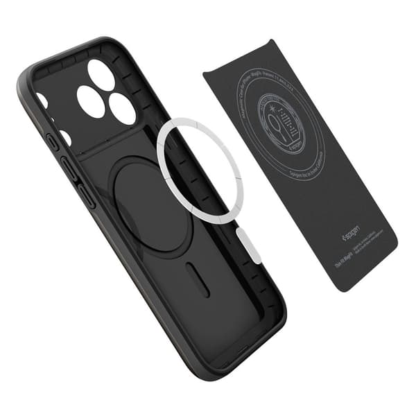 Spigen iPhone 18 Pro / 17 Pro Skal MagSafe Thin Fit Svart