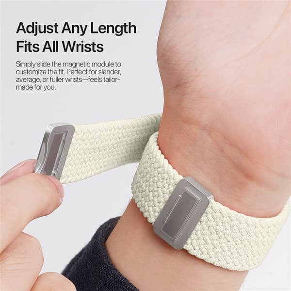 DUX DUCIS Apple Watch 38/40/41/42 mm Armband Flätat Starlight