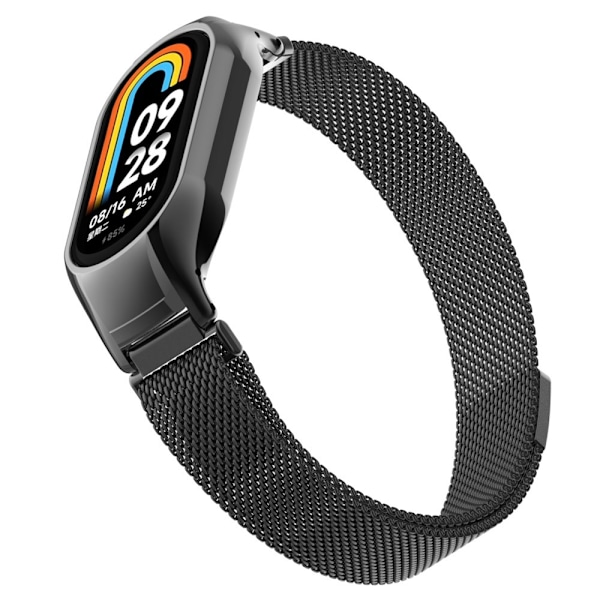 Xiaomi Smart Band 9/8 Armband Milanese Loop Metall Svart