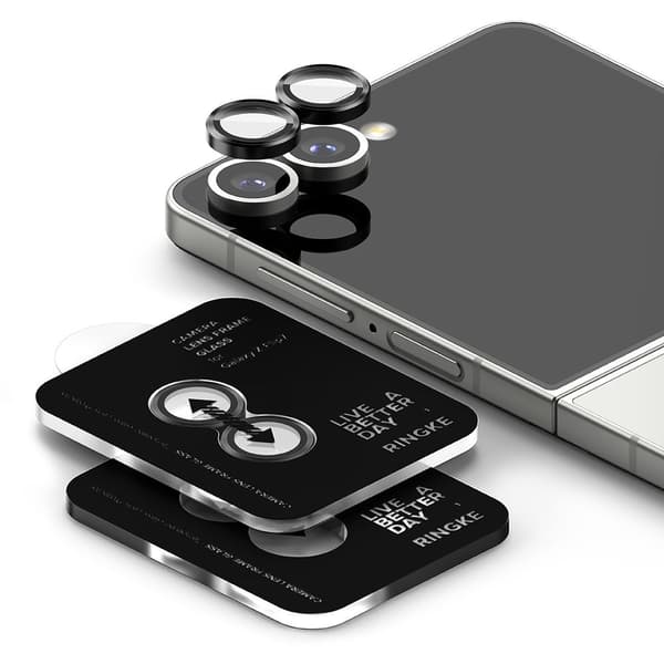 Ringke Galaxy Z Flip 7 2-PACK Linsskydd Svart