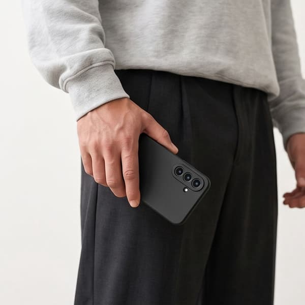 Tech-Protect Samsung Galaxy A18 / A17 Skal Icon Svart