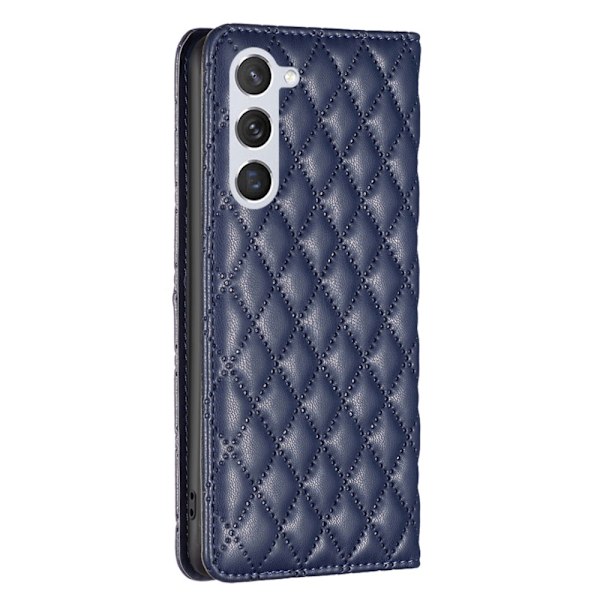 Samsung Galaxy S24 Fodral Diamond Flip Läder Blå