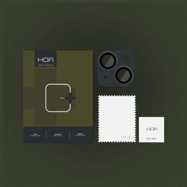 HOFI iPhone 15 / 15 Plus Linsskydd FullCam Pro+ Svart
