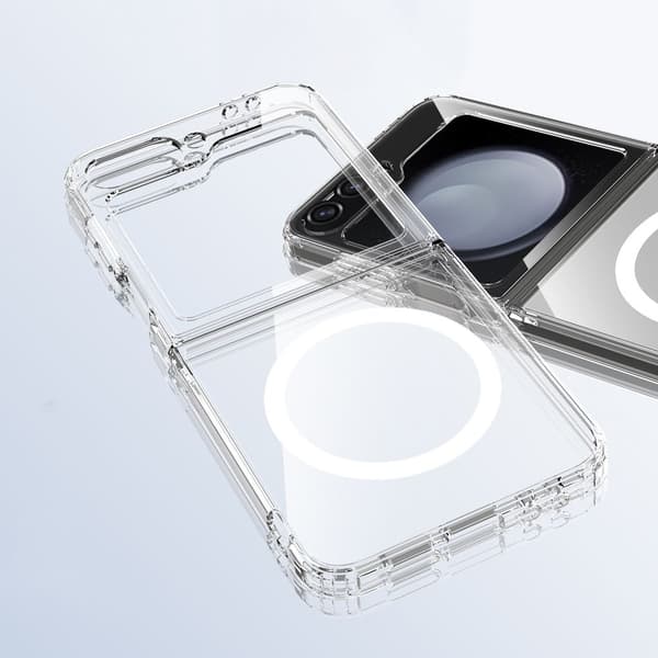 Tech-Protect Galaxy Z Flip 7 FE/Flip 6 Skal MagSafe FlexAir Transparent