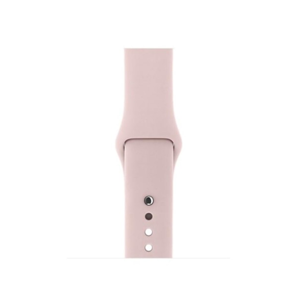 Silikon Armband Apple Watch 42/44/45 mm (S/M) - Ljus Rosa LightPink Ljus Rosa