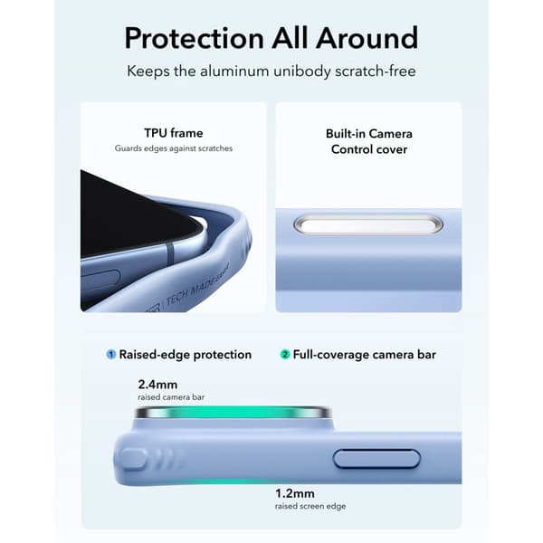 ESR iPhone 18 Pro Max / 17 Pro Max Skal MagSafe Hybrid Kickstand