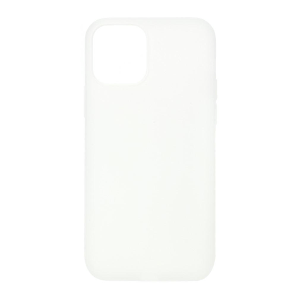 iPhone 12 Mini - Matt TPU Skal - Vit White Vit