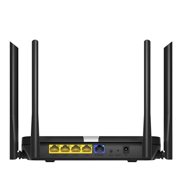 Cudy Wi-Fi Router X6 AX1800 Gigabit Wi-Fi 6 Mesh Svart