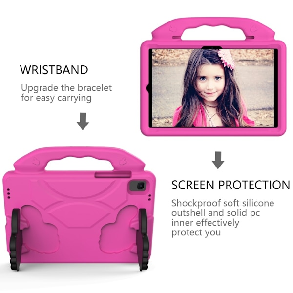 Samsung Galaxy Tab A7 10.4 Skal EVA Shockproof För Barn Rosa