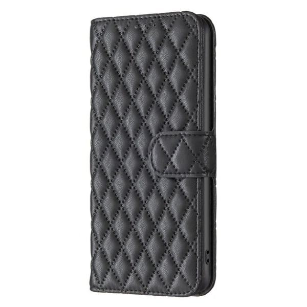 Samsung Galaxy S23 Ultra Fodral Diamond Textur Svart