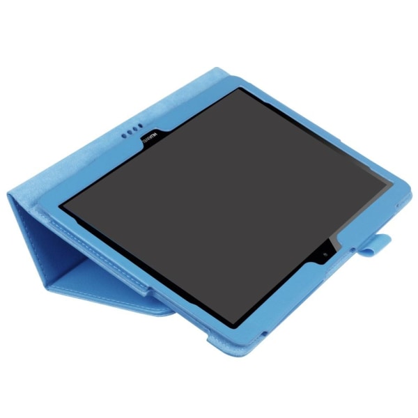 Huawei MediaPad T3 10 - Litchi läderfodral - Ljus Blå LightBlue Ljus Blå