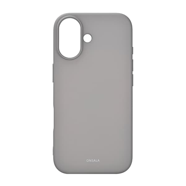 Onsala iPhone 17 Mobilskal Med Silikonkänsla Concrete