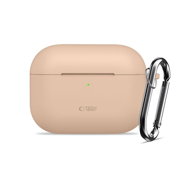 Tech-Protect AirPods Pro 3 Skal Silikon Hook Caffe Latte