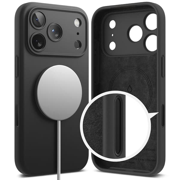 Ringke iPhone 17 Pro Max Skal MagSafe Silikon Svart