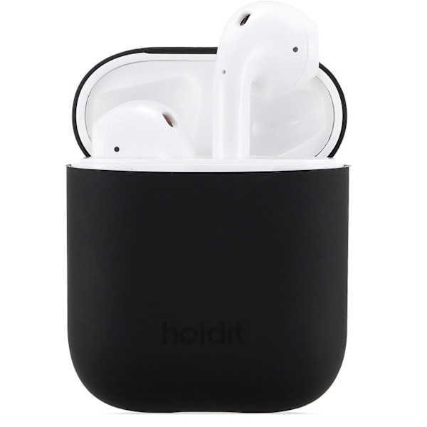 holdit Silikonfodral AirPods Nygård - Svart Svart