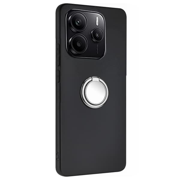Xiaomi Redmi Note 14 4G Skal Ring Svart / Silver