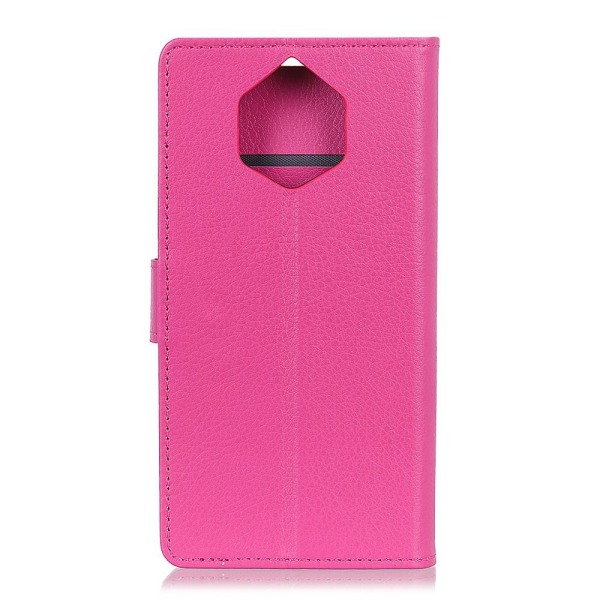 Nokia 9 PureView - Plånboksfodral Litchi - Rosa Pink Rosa