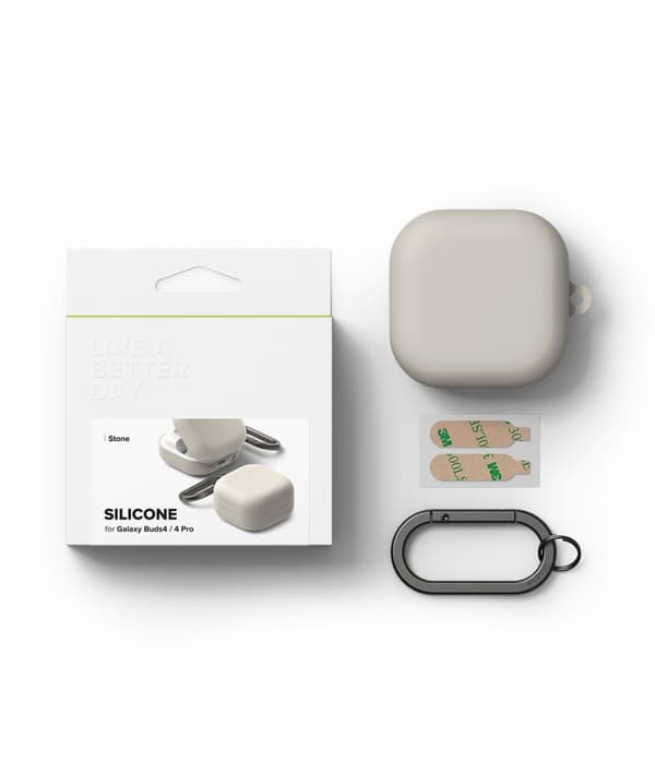 Ringke Galaxy Buds 4 / 4 Pro Skal Silikon Stone