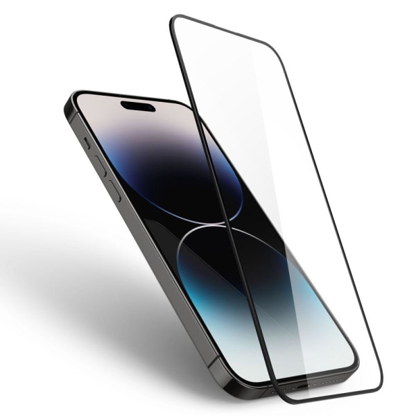 Spigen iPhone 14 Pro Skärmskydd Glass FC Heltäckande