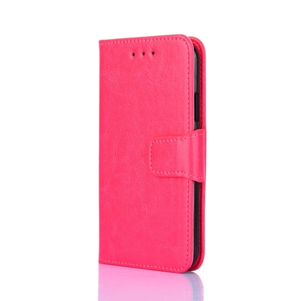 Motorola Moto G13 / G23 / G53 5G Fodral Läder Rosa/Röd