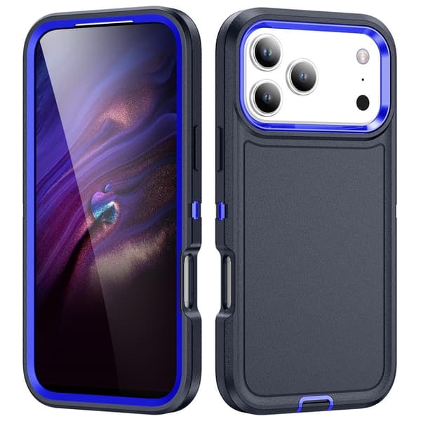 iPhone 17 Pro Skal Extreme Shockproof Hybrid Blå