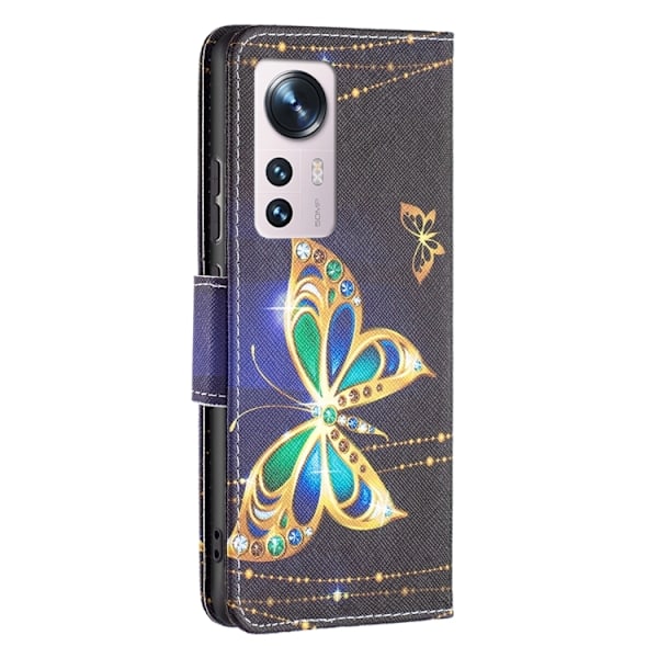 Xiaomi 12 Fodral Med Tryck Fjäril