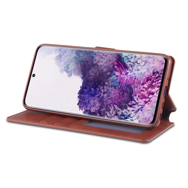 Samsung Galaxy Note 20 - AZNS Plånboksfodral - Brun Brown Brun