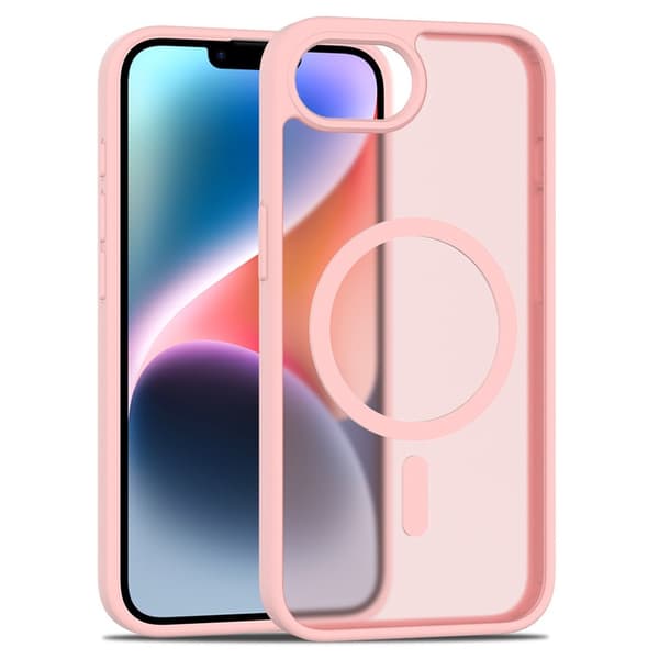 iPhone 17e / 16e Skal MagSafe Skin Touch Rosa
