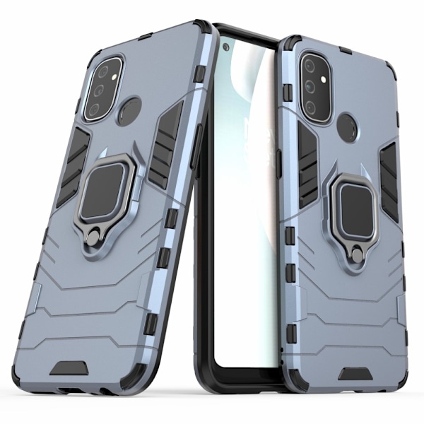OnePlus Nord N100 - Hybrid Ring Skal - Blå Blue Blå
