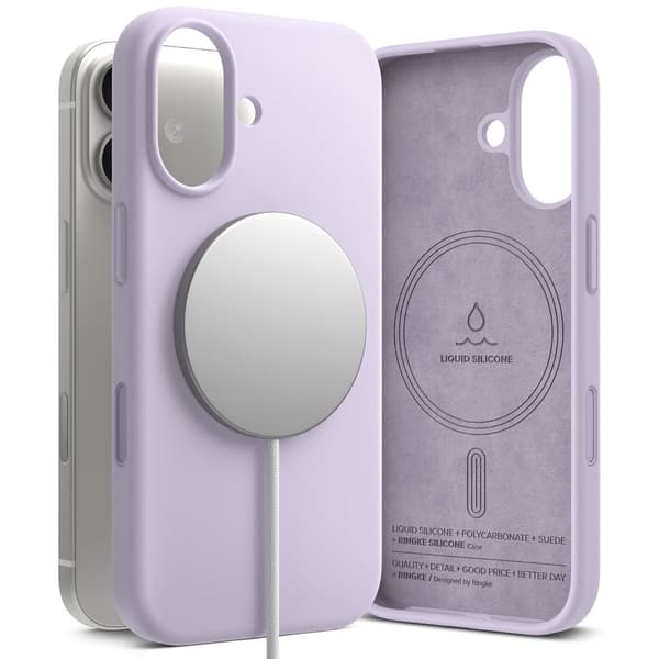 Ringke iPhone 17 Skal MagSafe Silikon Lila